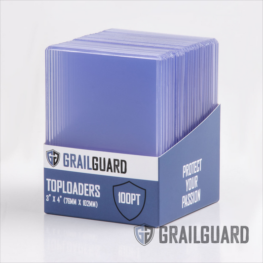 Grail Guard - 100pt Regular Card Toploaders - 3" x 4" (Carton - 40 packs)