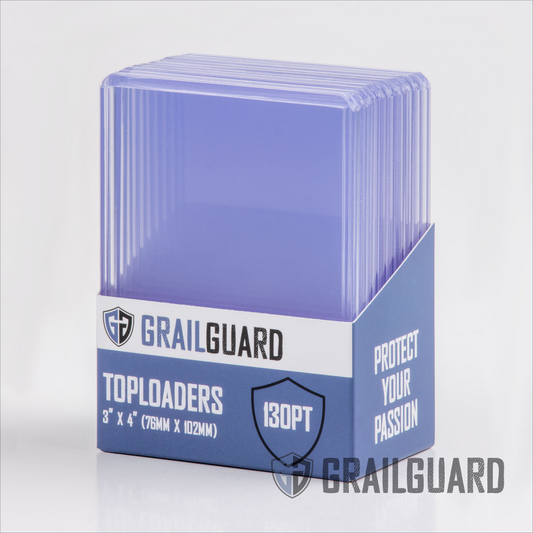 Grail Guard - 130pt Regular Card Toploaders - 3" x 4" (Carton - 50 packs)