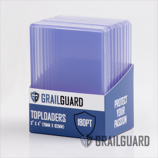 Grail Guard - 180pt Regular Card Toploaders - 3" x 4" (1 pack)