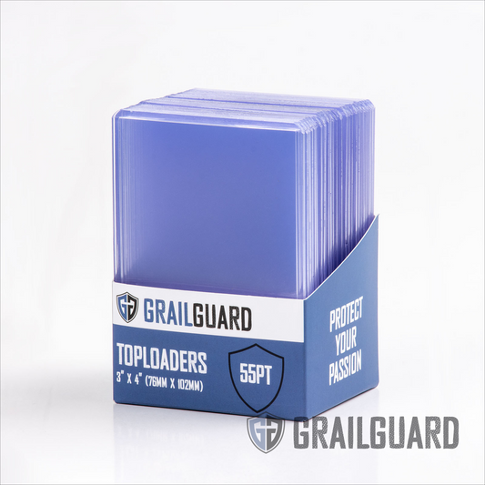 Grail Guard - 55pt Regular Card Toploaders - 3" x 4" (1 pack)