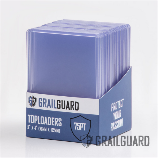 Grail Guard - 75pt Regular Card Toploaders - 3" x 4" (1 pack)