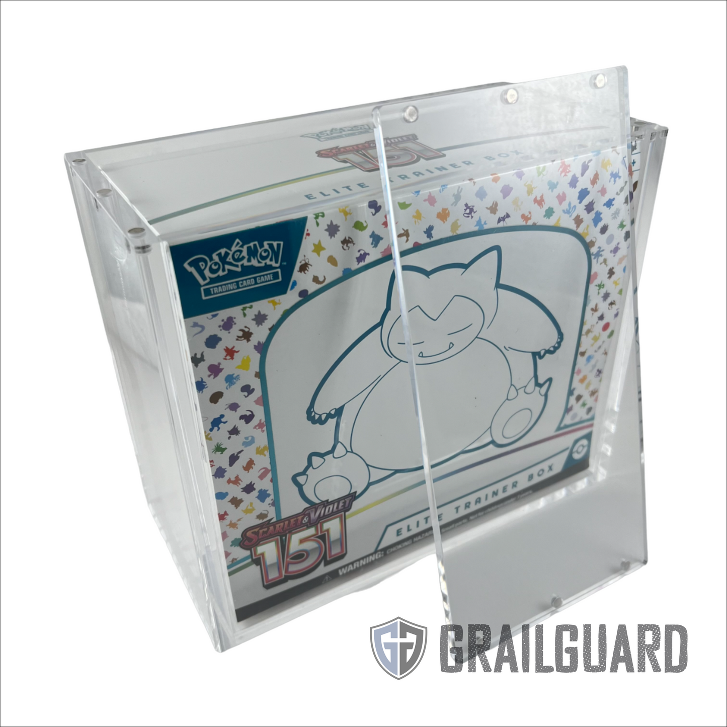 Pokemon TCG Elite Trainer Box ETB Premium Acrylic Display Protector Case (Carton of 12)