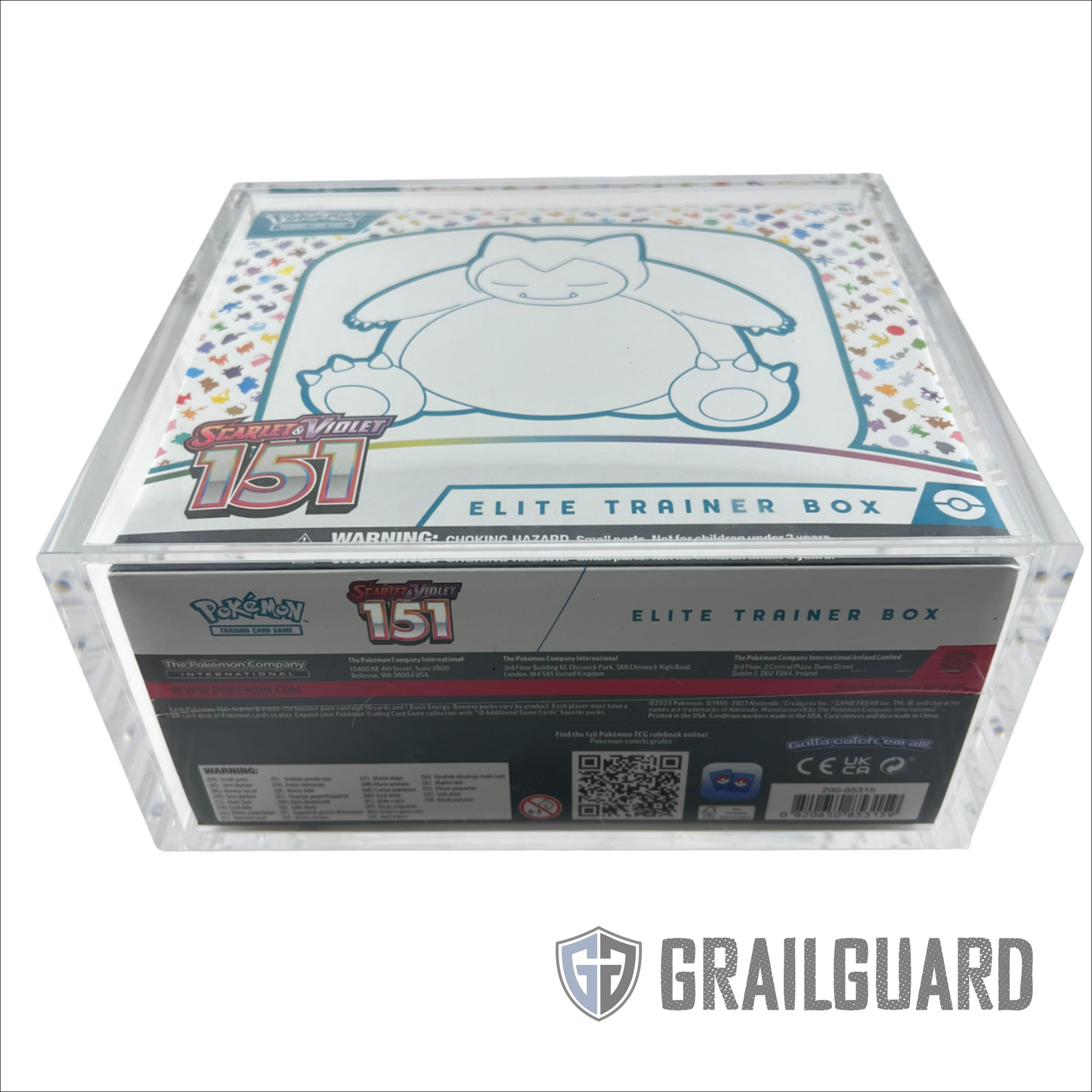 Pokemon TCG Elite Trainer Box ETB Premium Acrylic Display Protector Case (Carton of 12)