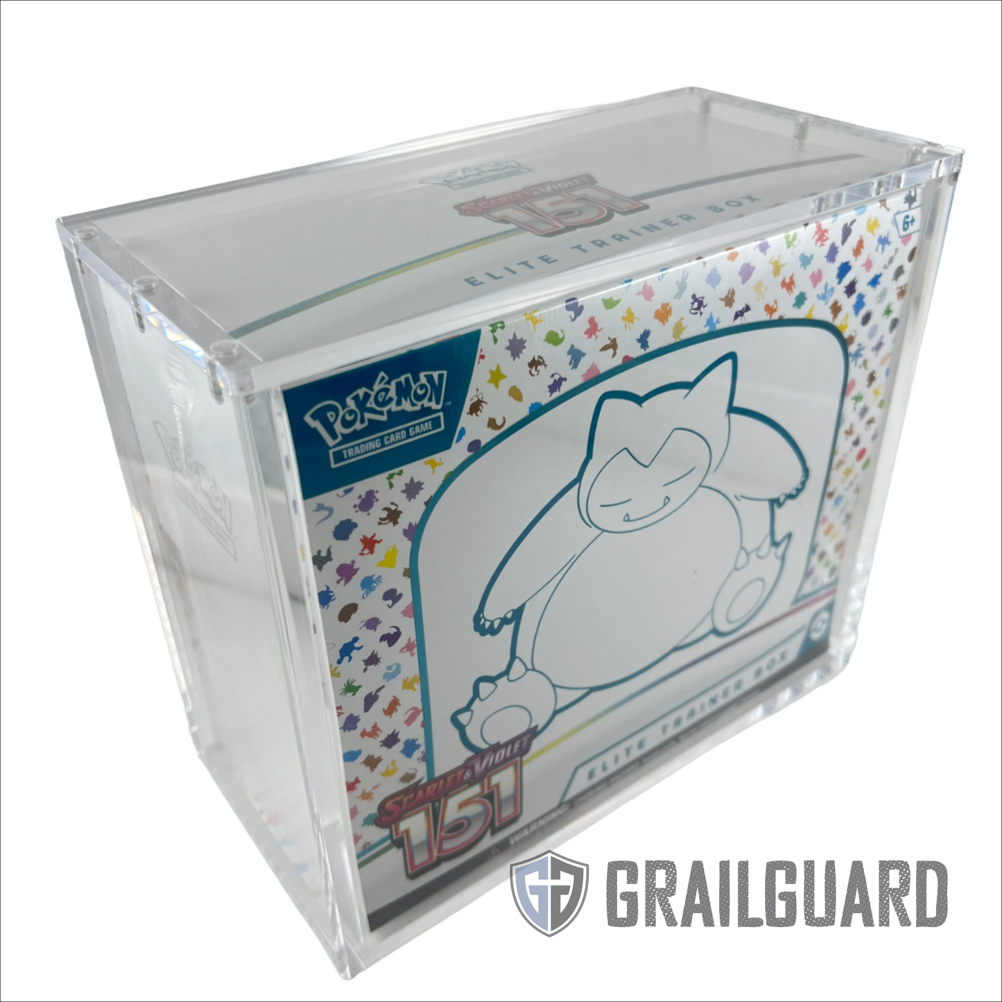 Pokemon TCG Elite Trainer Box ETB Premium Acrylic Display Protector Case (Carton of 12)