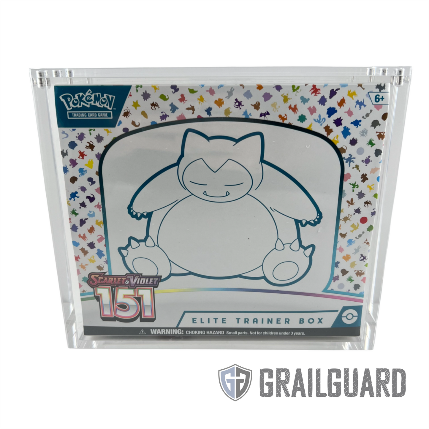 Pokemon TCG Elite Trainer Box ETB Premium Acrylic Display Protector Case (Carton of 12)
