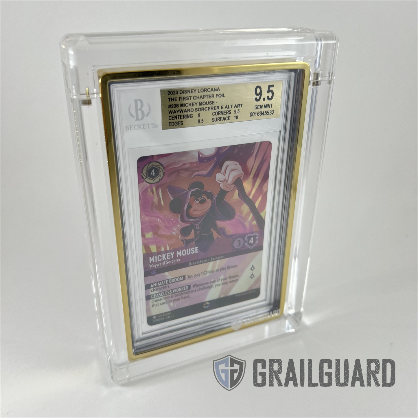 Graded Card Premium Acrylic Magnetic Ultra Thick Display Case PSA BGS ACE