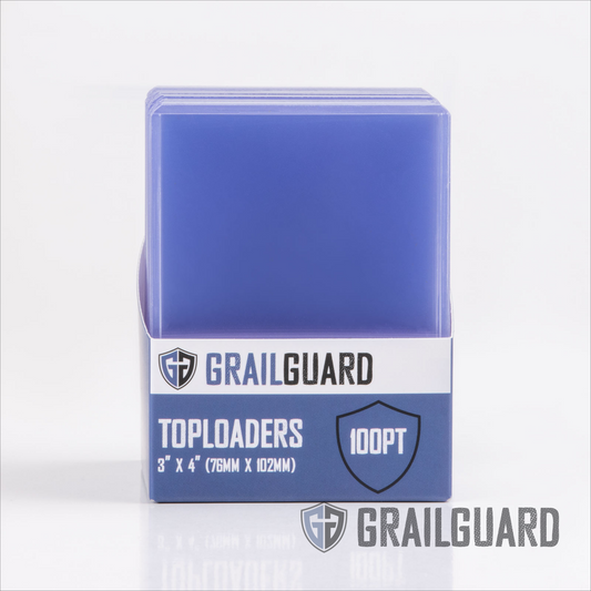 Grail Guard - 100pt Regular Card Toploaders - 3" x 4" (1 pack)