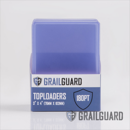Grail Guard - 180pt Regular Card Toploaders - 3" x 4" (Carton - 50 packs)