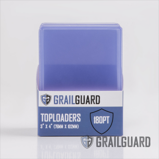 Grail Guard - 180pt Regular Card Toploaders - 3" x 4" (Carton - 50 packs)