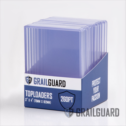 Grail Guard - 260pt Regular Card Toploaders - 3" x 4" (Carton - 50 packs)