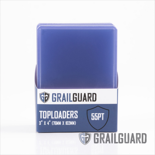 Grail Guard - 55pt Regular Card Toploaders - 3" x 4" (1 pack)