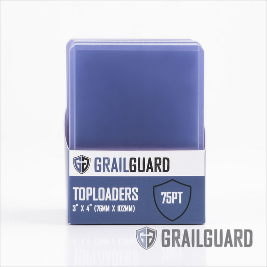 Grail Guard - 75pt Regular Card Toploaders - 3" x 4" (Carton - 40 packs)