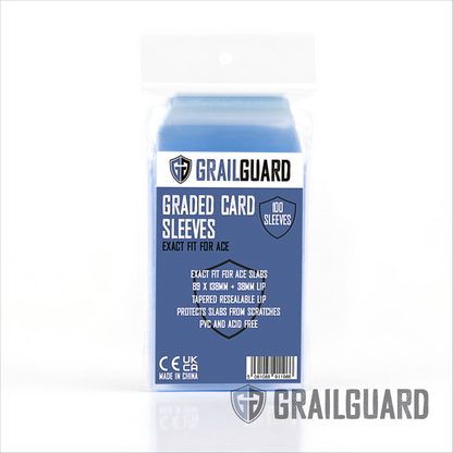 Grail Guard Graded Card Slab Sleeves - ACE Perfect Fit (Carton - 50 packs)