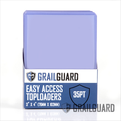 Grail Guard - 35pt Easy Access Toploaders - 3" x 4" (1 Carton)