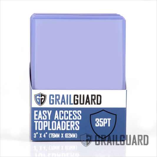 Grail Guard - 35pt Easy Access Toploaders - 3" x 4" (1 Carton)