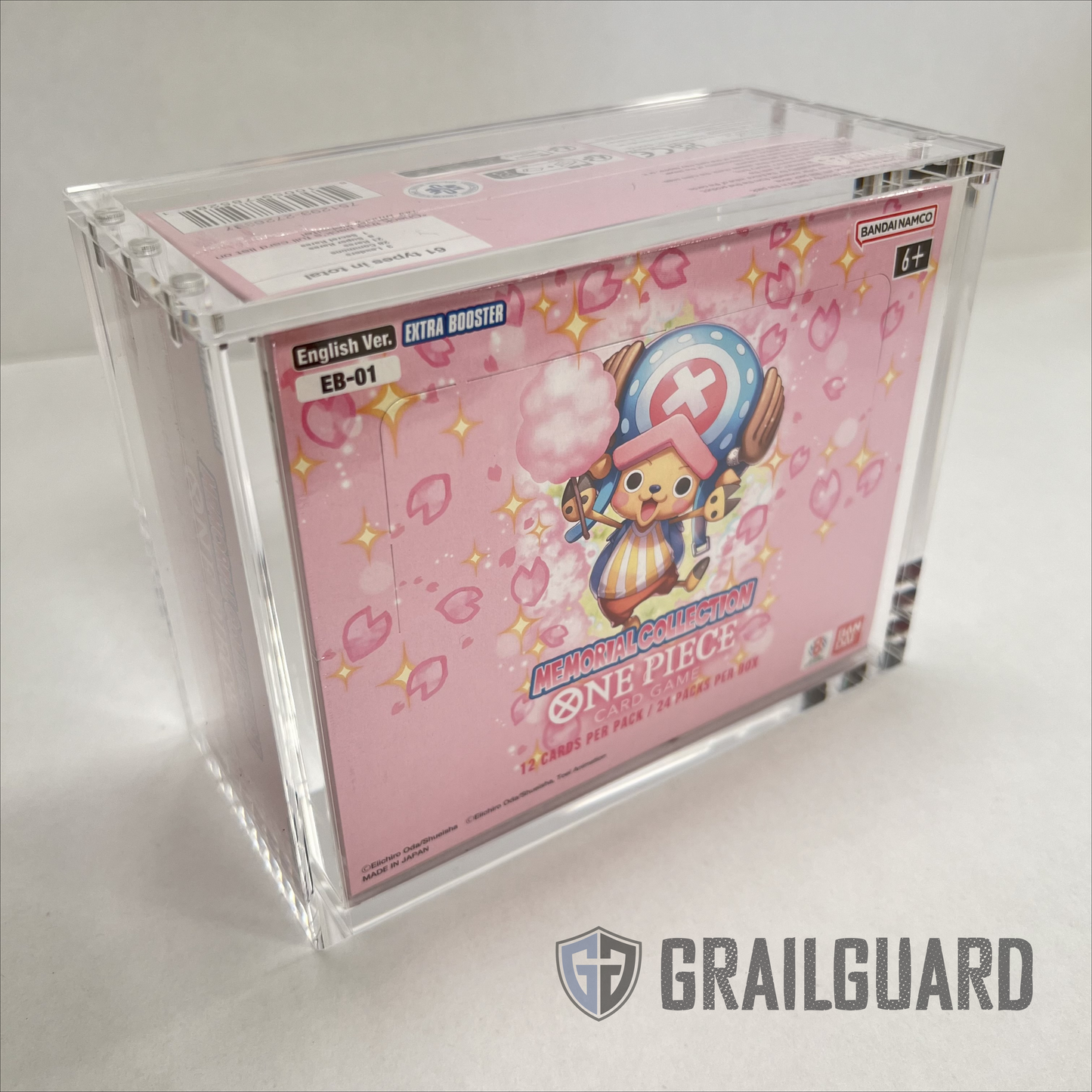 One Piece English Booster Box Acrylic Display Protector Case All Sizes OP01-16