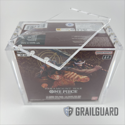 One Piece English Booster Box Acrylic Display Protector Case All Sizes OP01-16