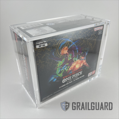 One Piece English Booster Box Acrylic Display Protector Case All Sizes OP01-16