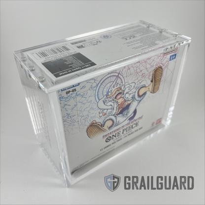 One Piece English Booster Box Acrylic Display Protector Case All Sizes OP01-16