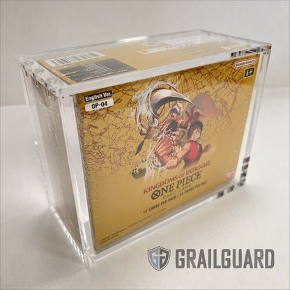 One Piece English Booster Box Acrylic Display Protector Case All Sizes OP01-16