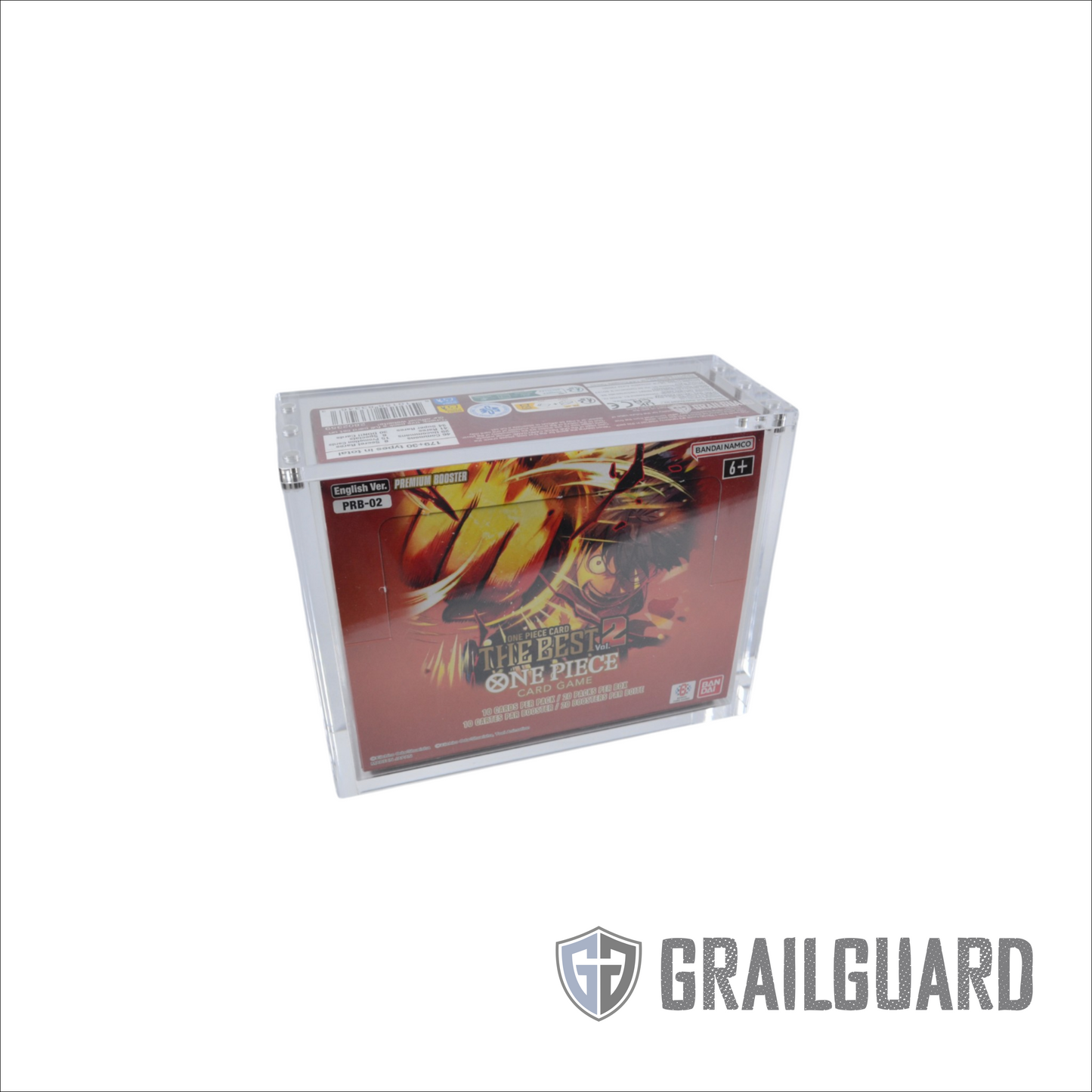 One Piece English Booster Box Acrylic Display Protector Case All Sizes OP01-16