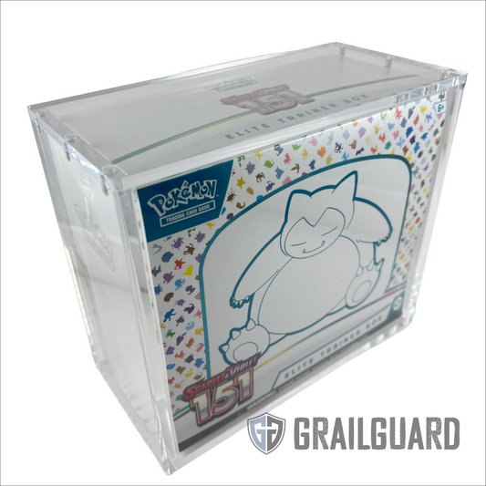 Pokemon TCG Elite Trainer Box ETB Premium Acrylic Display Protector Case (Carton of 12)