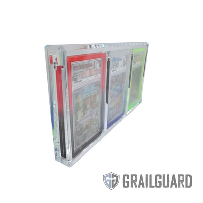 Triple Graded Card Premium Acrylic Magnetic Ultra Thick Display Case